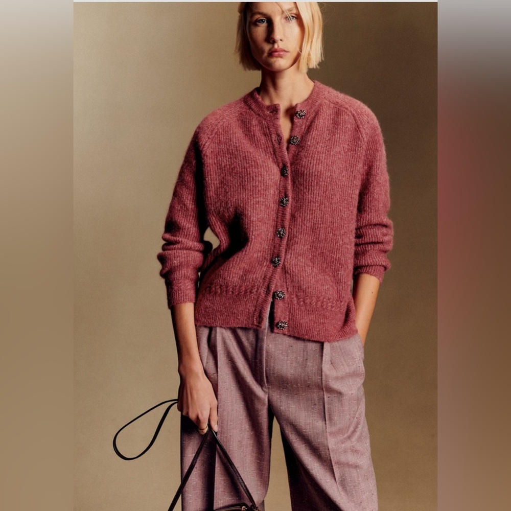 🌟NEW🌟 Sezane Othello Cardigan Rosewood - Size S